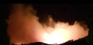 Pisa, incendio sul monte Serra: ancora chiuso l’aeroporto
