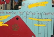 Sturla, ignoti vandalizzano i giochi dei bambini