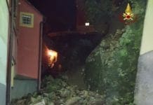 Genova – Frana a Voltri, cede un muraglione