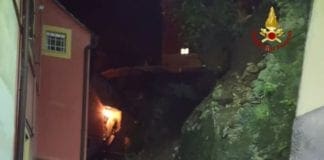Genova – Frana a Voltri, cede un muraglione