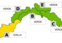 Maltempo in Liguria, Allerta Gialla per temporali dalle 18 sul ponente