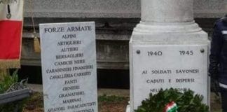 Savona, Lunardon (PD): “Il Comune dedica una lapide alle Camicie Nere. E’ una vergogna”.