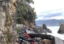 Portofino isolata, crollata parte della strada da Santa Margherita Ligure – VIDEO