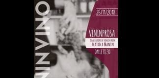 Maninvino presenta Vininprosa, degustazione teatrale di vino