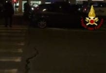 Foce, crepa nell’asfalto di viale Brigate Partigiane