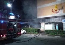 Incendio all’ANGSA della Spezia, intervento dei Vigili del Fuoco