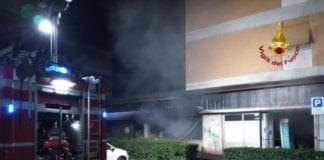 Incendio all’ANGSA della Spezia, intervento dei Vigili del Fuoco