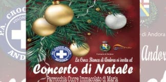 Andora, concerto di Natale alla Parrocchia Cuore Immacolato di Maria
