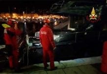 Lavagna, yacht ormeggiati in porto distrutti da un incendio