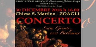 Zoagli, concerto di Natale alla Chiesa di San Martino