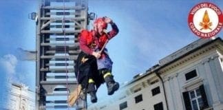 Befana dei pompieri in piazza Matteotti