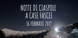 Ciaspolata notturna a Case Fascei
