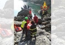 Si ferisce sul monte di Portofino, donna salvata dai Vigili del Fuoco