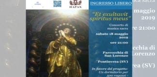 Pontinvrea, stasera alla Chiesa di San Lorenzo concerto di musica sacra
