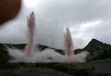 Quezzi, forti esplosioni sulle alture