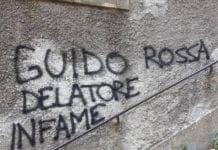 Scritte ingiuriose contro Guido Rossa, l’Anpi di Genova le rimuove