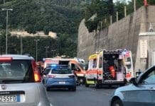 Molassana – Incidente in via Adamoli, ferita una donna