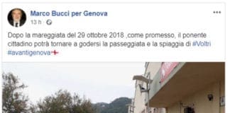 Voltri – Polemiche sui lavori sulla passeggiata a mare, i cittadini filmano e riprendono la situazione reale