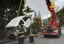 Genova – Auto con tracce di sangue in una scarpata ma nessuno a bordo – VIDEO