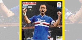 Sampdoria, Quagliarella celebrato dalla Panini con una figurina speciale