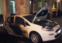 Via Brigate Liguria, in fiamme auto dell’Eni: indaga la Digos