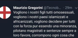 Tweet omofobo e razzista del cultural manager del Comune, Terrile: “Si scusi poi si dimetta”