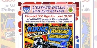 Varazze, Kikko Sauda e la Combricola del Blasco stasera in concerto