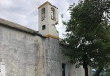 Pieve Ligure – Fulmine colpisce il campanile della chiesetta di Santa Croce che rischia di crollare