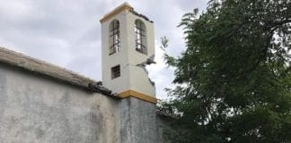 Pieve Ligure – Fulmine colpisce il campanile della chiesetta di Santa Croce che rischia di crollare