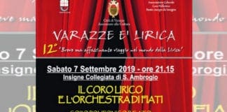 Varazze è Lirica 2019, ultimo appuntamento alla Chiesa di Sant’Ambrogio