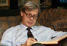 Rapallo, Sgarbi e Antonio di Pietro si scontrano su Tangentopoli questa sera vittorio sgarbi