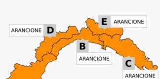 Maltempo in Liguria, allerta arancione per temporali sino alla mezzanotte allerta arancione liguria