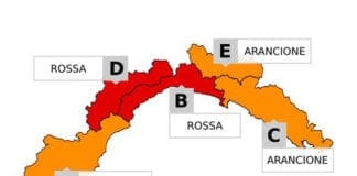 Maltempo in Liguria – Allerta rossa a Genova, domani scuole chiuse