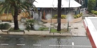 Maltempo in Liguria, Aurelia allagata ad Arenzano