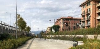 Cornigliano – Inaugurato il “giardino lineare” tra la strada Guido Rossa e la Ferrovia giardino lineare Cornigliano