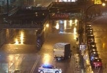 Maltempo a Genova – A Multedo sottopasso allagato