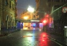 Pegli – Auto intrappolata dall’acqua nel sottopasso di via Varenna
