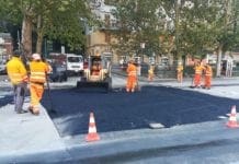 Tubo rotto in piazzale Parenzo, chiuso il cantiere e traffico regolare cantiere piazzale parenzo