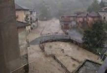 Rossiglione – Strade allagate e frane che minacciano case rossiglione alluvione 2019