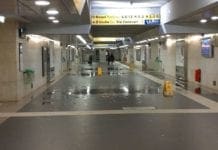 Maltempo a Genova – Piove nella stazione di Brignole stazione-brignole-allagata