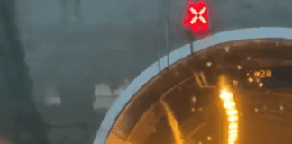 Maltempo a Genova – Cascata d’acqua in galleria sulla A12 Genova – Livorno – VIDEO cascata galleria autostrada