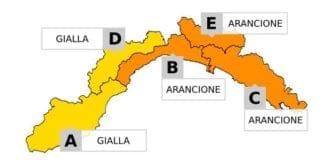 Allerta Arancione per temporali in Liguria