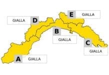 Allerta Gialla in Liguria