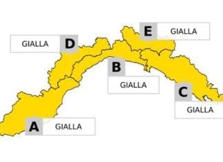 Maltempo in Liguria, Allerta Gialla prolungata sino alle 19 Allerta Gialla in Liguria