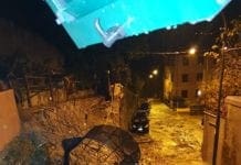 Maltempo a Genova – Frana a Murta, crolla muro in via Massuccone frana-Murta