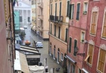Sestri Levante – Strade allagate e piove ancora