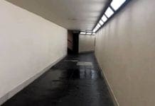 Corvetto – Il sottopasso appena rifatto si allaga per le infiltrazioni d’acqua sottopassaggio Corvetto