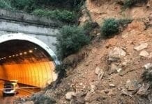 Maltempo in Liguria – Frana blocca l’Aurelia, autostrada gratis tra Rapallo e Chiavari chiavari frana Aurelia zoagli