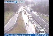 Coda sull’Autostrada A7 Genova – Milano per lavori tra Isola del Cantone e Serravalle coda Autostrada A7