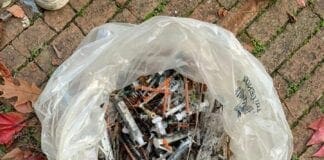 Giardini Baltimora di nuovo invasi dalle siringhe, volontari ne raccolgono mille in due ore giardini baltimora siringhe